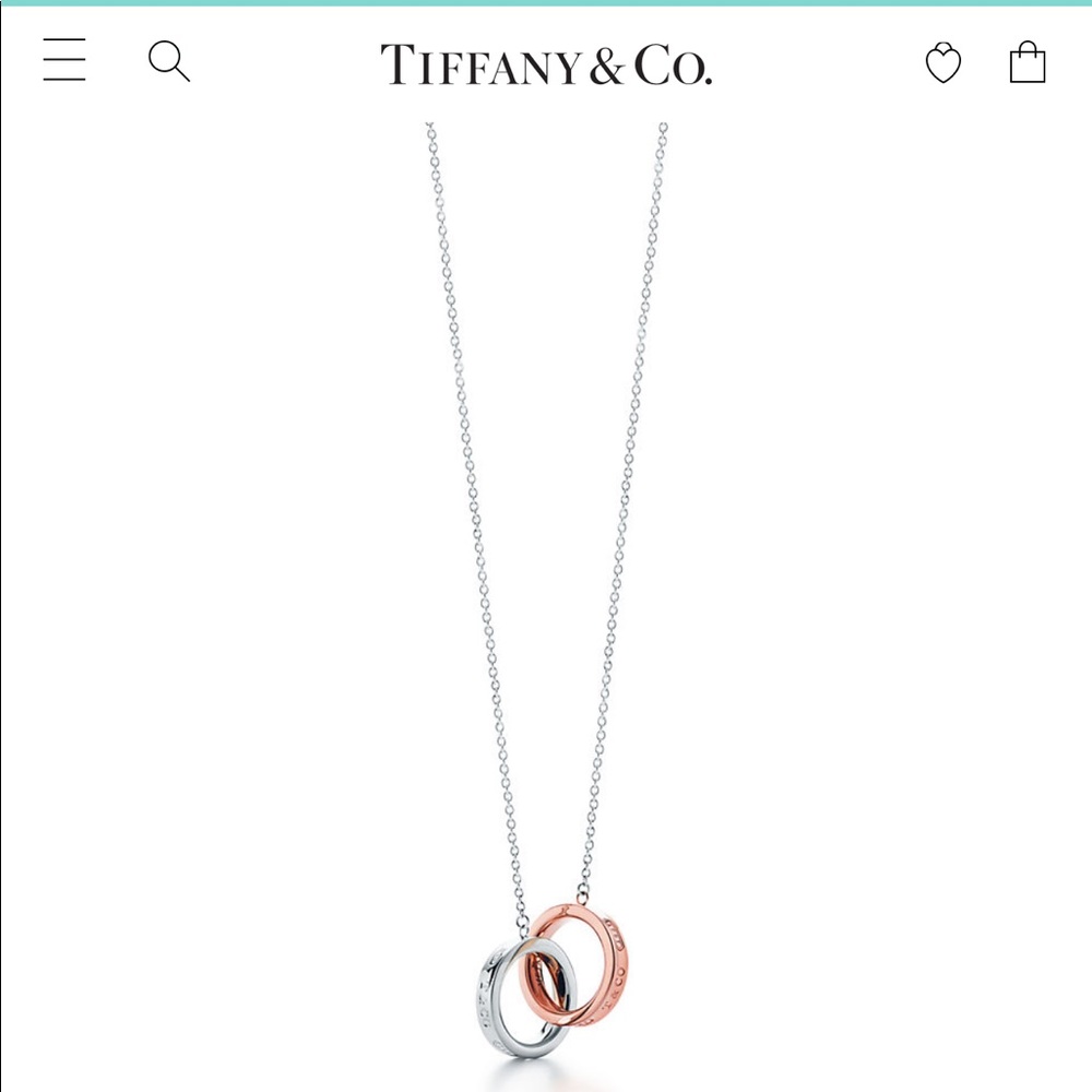Tiffany & Co Interlocking Necklace 16”
